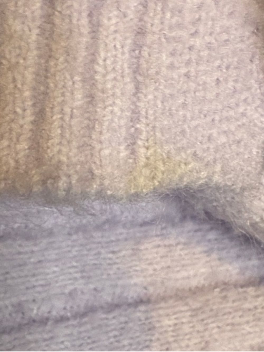 Free people Around the Clock Light Lavender Ribbed Sweater (oversized) - Picture 10 of 10